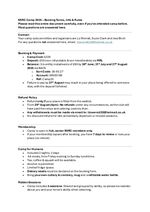 SSRC Camp Terms and Conditions